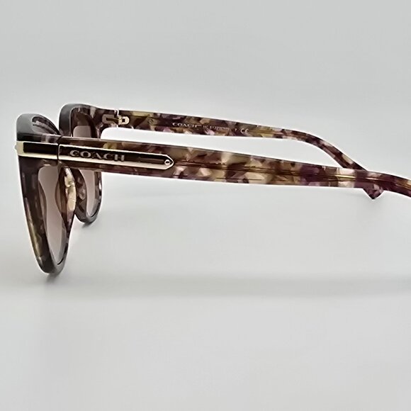 Coach HC8132 L109 528713 Confetti Brown Frame Brown Gradient Lens Sunglasses main image 8